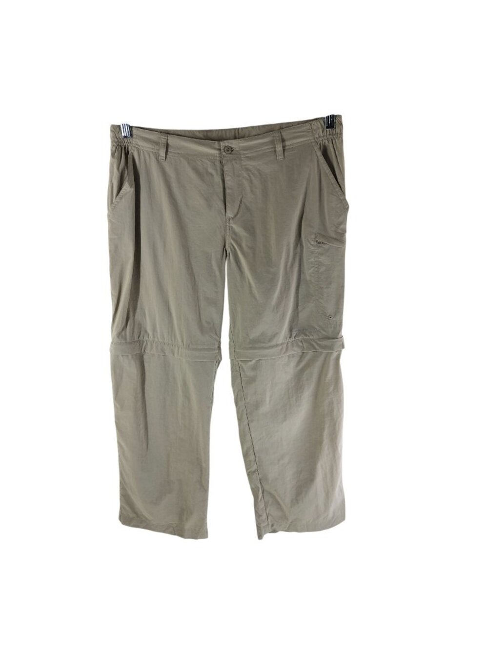 Columbia Women's Aruba Convertible Pants Nylon Beige M Lightweight Hiking